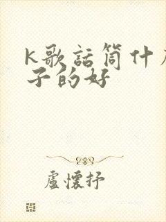 k歌话筒什么牌子的好