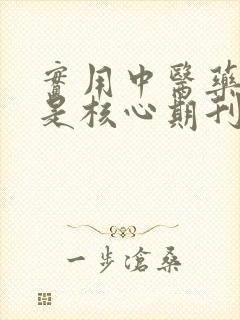 实用中医药杂志是核心期刊吗?