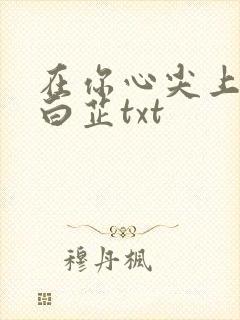 在你心尖上起舞白芷txt