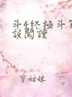 斗4终极斗罗小说阅读