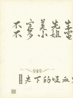 不完美先生和差不多小姐电视剧