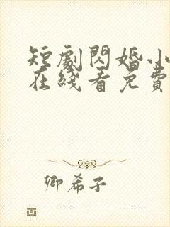 短剧闪婚小甜妻在线看免费