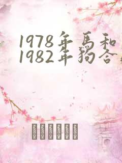 1978年马和1982年狗合财吗
