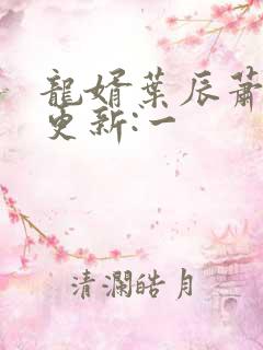 龙婿叶辰萧初然更新:一