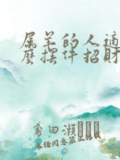 属羊的人适合什么摆件招财