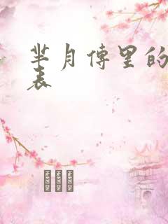 芈月传里的演员表