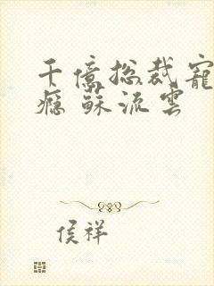 千亿总裁宠妻上瘾 苏流云