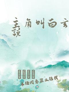 主角叫白玄的小说