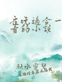 夜晚适合一个人看的小说