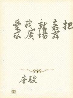爱我就来把我追求广场舞