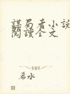 谋局者小说免费阅读全文