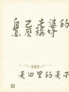 自己老婆的哥哥怎么称呼