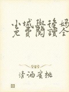 小城与后妈小说免费阅读全文最新章节