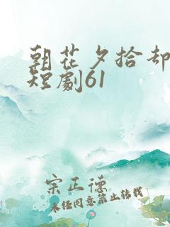 朝花夕拾却已迟短剧61