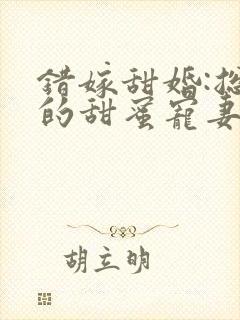 错嫁甜婚:总裁的甜蜜宠妻