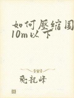 如何压缩图片到10m以下