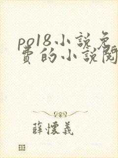 po18小说免费的小说阅读网