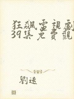 狂飙电视剧全集39集免费观看