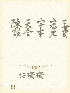陈天宇宋玉婷小说全本免费阅读