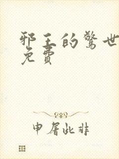 邪王的惊世宠妃免费