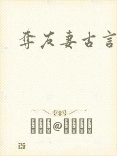 夺友妻古言
