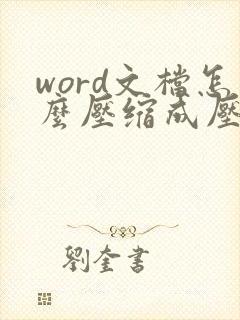 word文档怎么压缩成压缩包