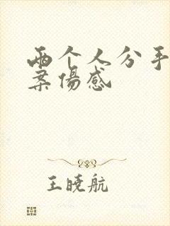 两个人分手的文案伤感