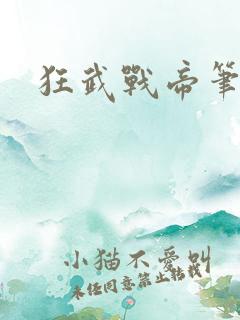 狂武战帝笔趣阁
