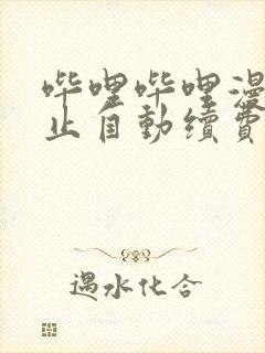 哔哩哔哩漫画停止自动续费