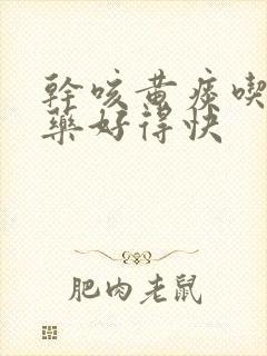 干咳黄痰吃什么药好得快