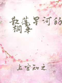 散落星河的记忆 桐华