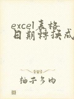 excel表格日期转换成年月日格式