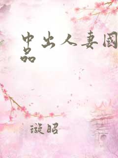 中出人妻国产精品
