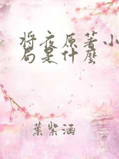 将夜原著小说结局是什么