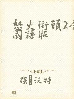 怒火街头2全集国语版
