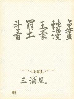 斗罗玉转免费观看土豪漫画