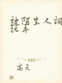 被陌生人调教h玩弄