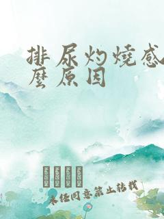 排尿灼烧感是什么原因