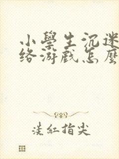 小学生沉迷于网络游戏怎么办
