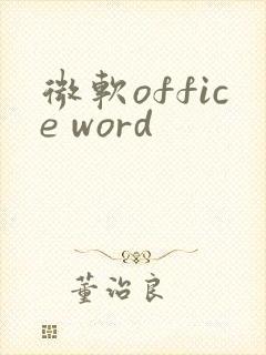 微软office word