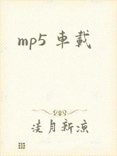 mp5 车载