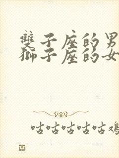 双子座的男生跟狮子座的女生配吗
