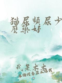 猫尿频尿少吃什么药好