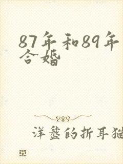 87年和89年合婚