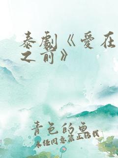 泰剧《爱在日落之前》