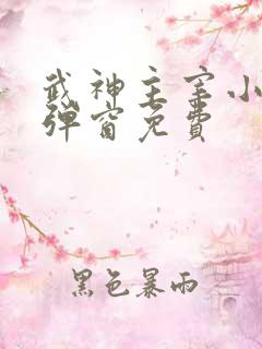 武神主宰小说无弹窗免费