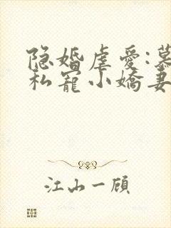 隐婚虐爱:慕少私宠小娇妻