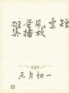 雄爸风云短剧全集播放
