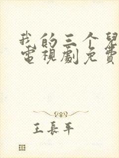 我的三个儿媳妇电视剧免费观看