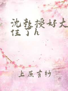 沈教授好大含不住了h
